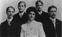 220px maud gage baum and her four sons